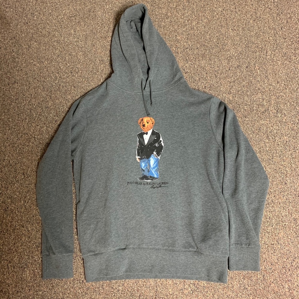 Men’s L Ralph Lauren Tux Bear Pullover Hoodie